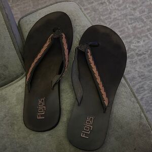 Flojos women's sandals  "Divine Woven Flip Flops"